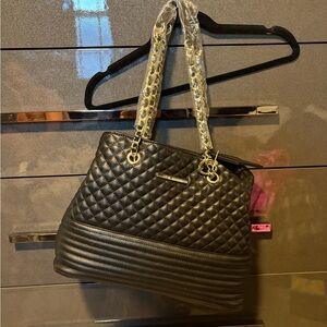 Steve Madden Black Quilted Shoulder Bag